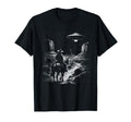 90S Cowboy Western Ufo T-Shirt - Graphic Print Unisex - T-Shirt, Sweatshirt, Hoodie