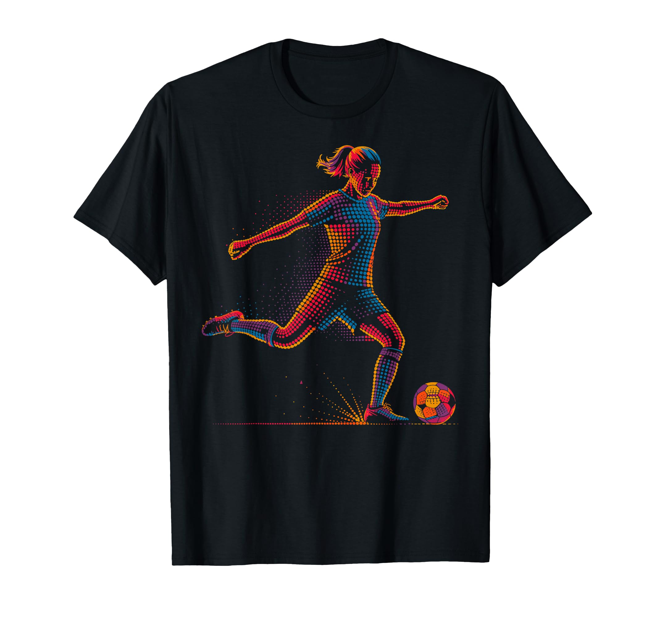 Colorful Funny Soccer Fan Dad Mom T-Shirt - Streetwear Style for Adults - T-Shirt, Sweatshirt, Hoodie
