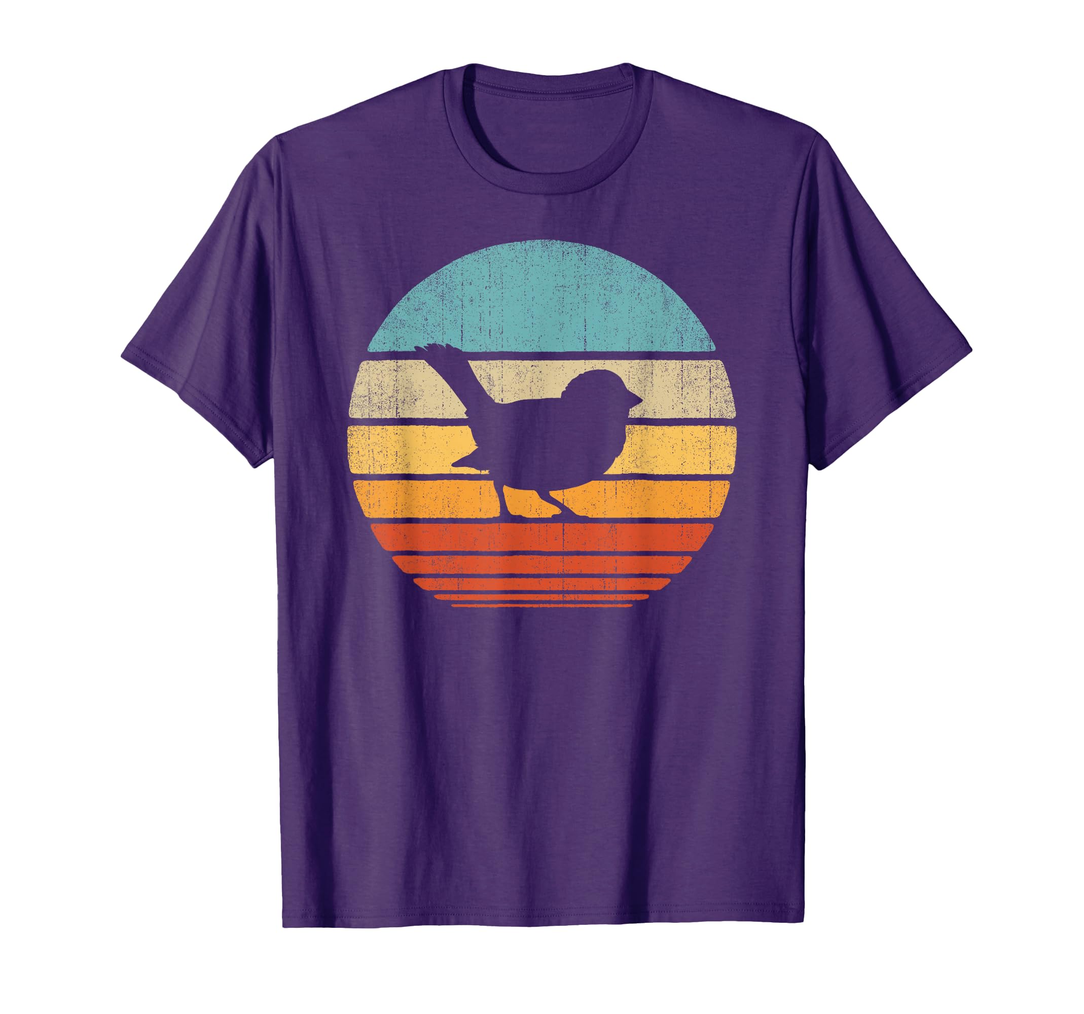 Sparrow 60S 70S Sunset Bird Lovers T-Shirt - Aesthetic Graphic for Adults - T-Shirt, Sweatshirt, Hoodie
