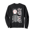 Baseball Step Dad Baseball Sweatshirt - Aesthetic Graphic for Adults - T-Shirt, Sweatshirt, Hoodie