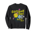 Softball Dad Softball Dad Bigger Sweatshirt - Aesthetic Graphic Unisex - T-Shirt, Sweatshirt, Hoodie