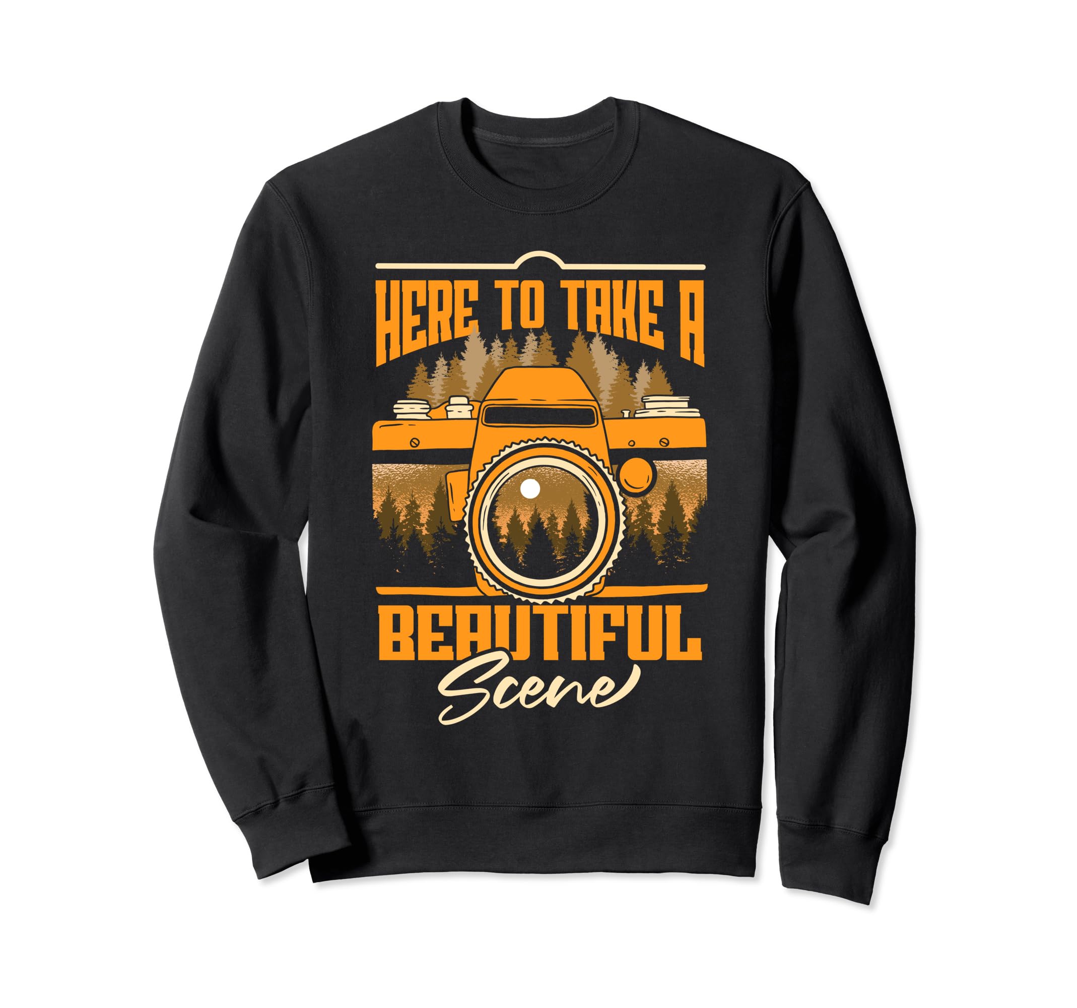 Funny Photographer Camera Hoodie - Fun Novelty Design Men Women - T-Shirt, Sweatshirt, Hoodie
