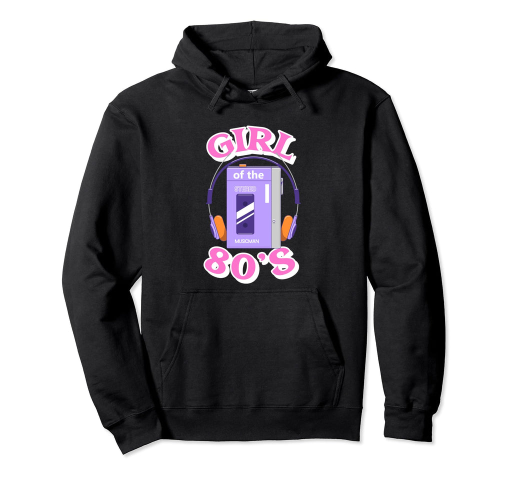 80S 1980S Cassette Tape Player Hoodie - Aesthetic Graphic for Adults - T-Shirt, Sweatshirt, Hoodie