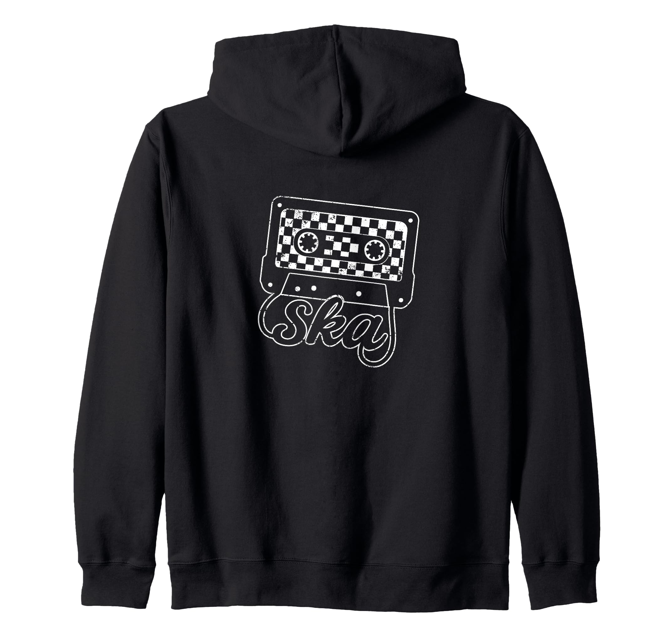 Checker Tape Ska Cassette Mixtape Two Hoodie - Minimalist Print Unisex - T-Shirt, Sweatshirt, Hoodie