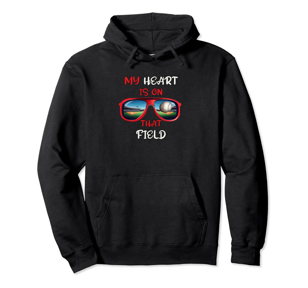 Baseball Supporting Family Baseball Hoodie - Aesthetic Graphic Unisex - T-Shirt, Sweatshirt, Hoodie