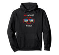 Baseball Supporting Family Baseball Hoodie - Aesthetic Graphic Unisex - T-Shirt, Sweatshirt, Hoodie