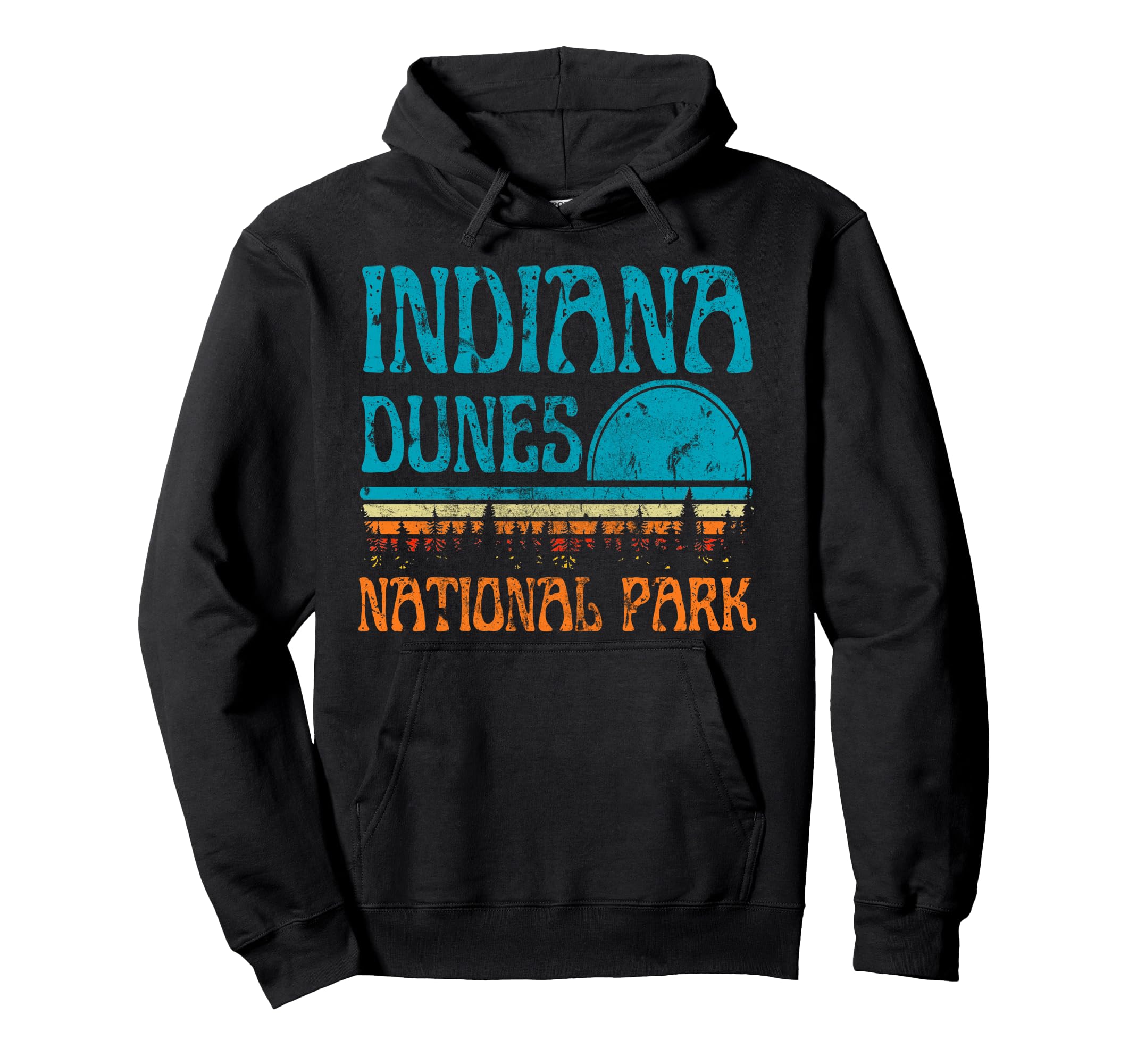 Indiana Dunes National Park Lake Michigan Hoodie - Custom Art Print Unisex - T-Shirt, Sweatshirt, Hoodie