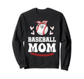Baseball Mom Mama Baseball Mothers Sweatshirt - Unique Graphic for Adults - T-Shirt, Sweatshirt, Hoodie