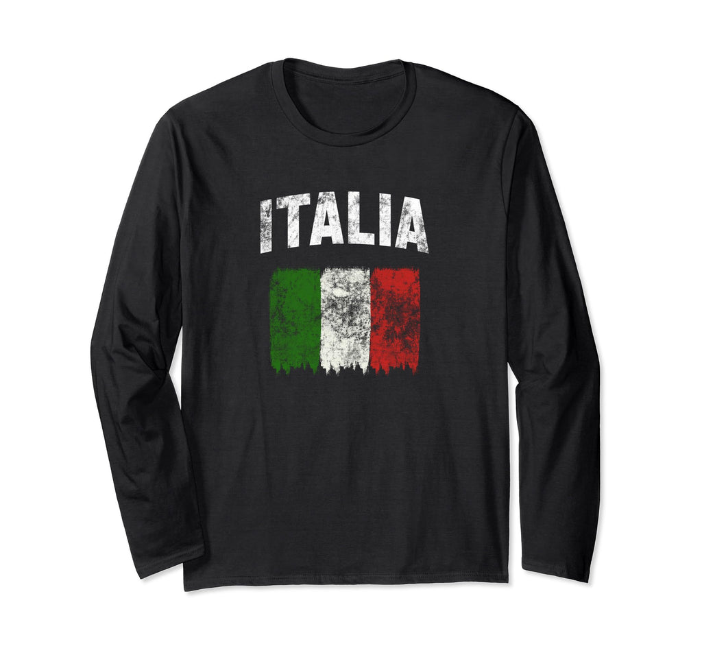 Italia Distressed Italian Flag T-Shirt - Minimalist Print for Adults - T-Shirt, Sweatshirt, Hoodie