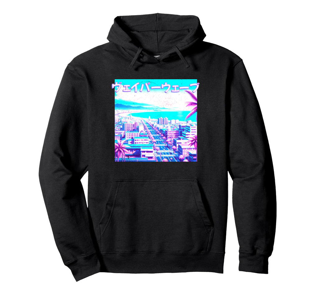 Japanese Aesthetic Vaporwave Califonia Urban Hoodie - Graphic Print Unisex - T-Shirt, Sweatshirt, Hoodie