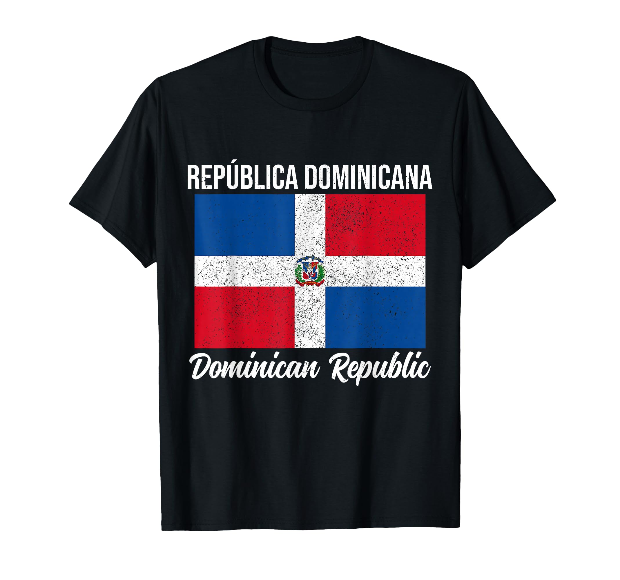 Republic Dominicana Dominican Republic Flag T-Shirt - Unique Graphic Unisex - T-Shirt, Sweatshirt, Hoodie