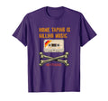 Home Taping Is Killing Music Warning T-Shirt - Graphic Print Men Women - T-Shirt, Sweatshirt, Hoodie
