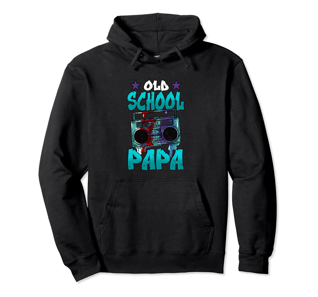 Old School Papa Boombox Hip Hop Trap Hoodie - Aesthetic Graphic Unisex - T-Shirt, Sweatshirt, Hoodie