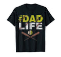 Funny Dad Life Softball Baseball T-Shirt - Minimalist Print for Adults - T-Shirt, Sweatshirt, Hoodie