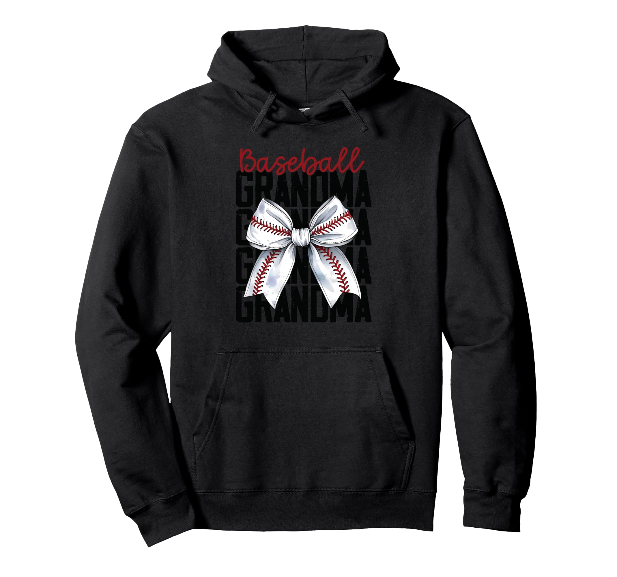 Baseball Grandma Family Matching Hoodie - Graphic Print for Adults - T-Shirt, Sweatshirt, Hoodie
