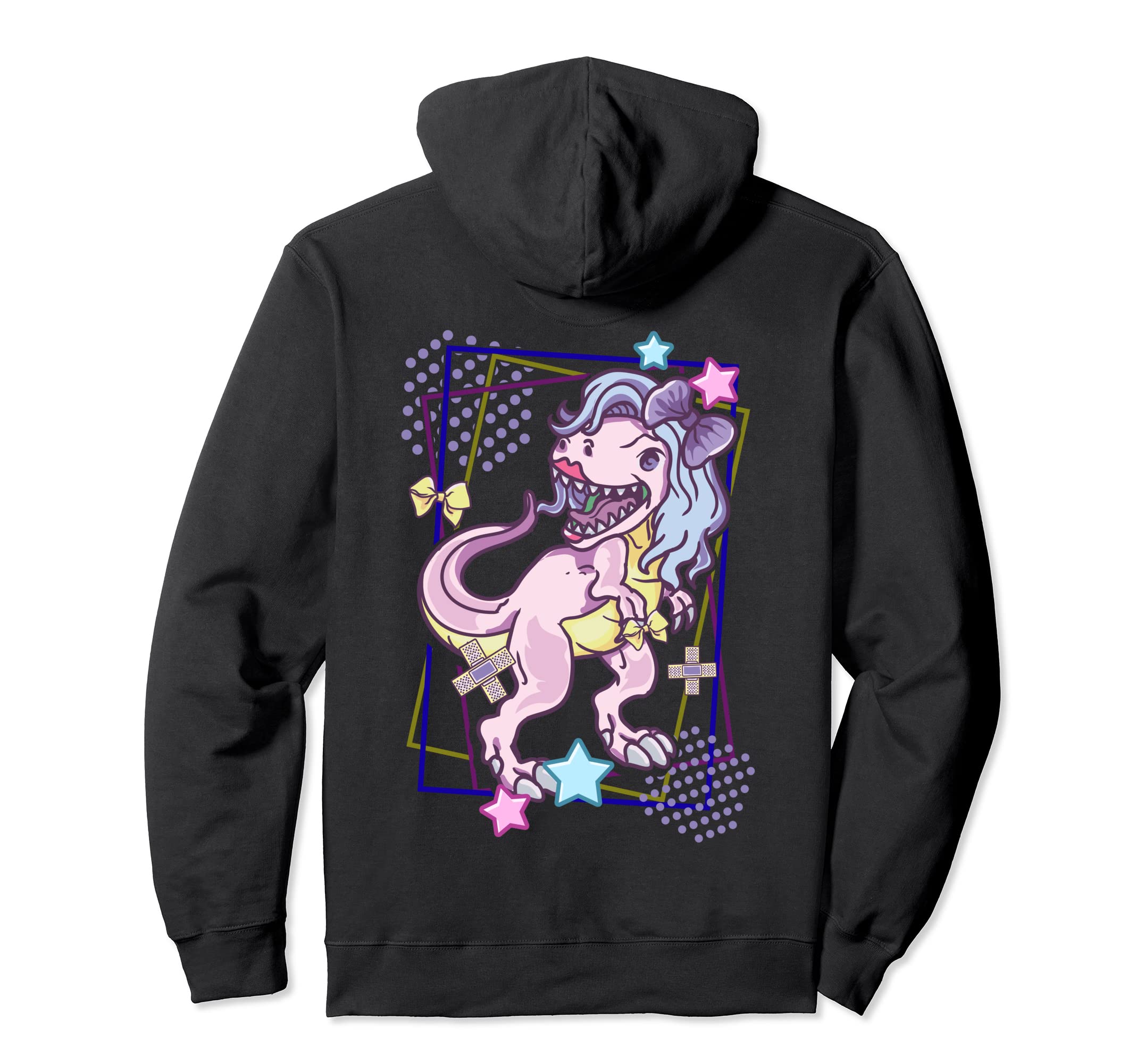 Kawaii Pastel Goth Trex Vaporwave Hoodie - Aesthetic Graphic for Adults - T-Shirt, Sweatshirt, Hoodie