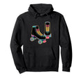 Roller Skate Shoes Roller Skating Hoodie - Custom Art Print Unisex - T-Shirt, Sweatshirt, Hoodie