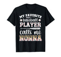 My Favorite Baseball Player Calls Me T-Shirt - Minimalist Print Unisex - T-Shirt, Sweatshirt, Hoodie