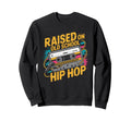 Raised Old School Hip Hop Cassette Sweatshirt - Trendy Graphic Men Women - T-Shirt, Sweatshirt, Hoodie