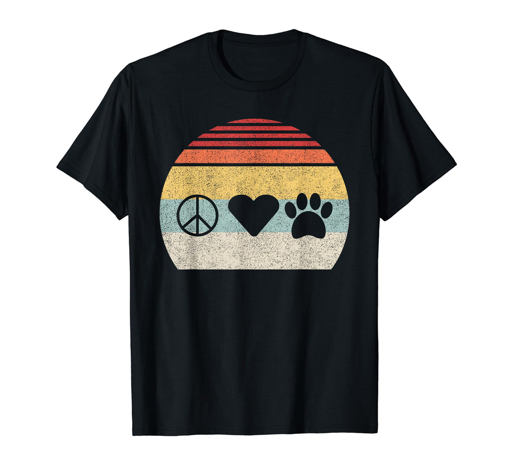 Peace Love And Dogs Dog Lover Gift T-Shirt - Streetwear Style Unisex - T-Shirt, Sweatshirt, Hoodie