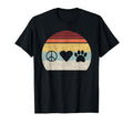 Peace Love And Dogs Dog Lover Gift T-Shirt - Streetwear Style Unisex - T-Shirt, Sweatshirt, Hoodie