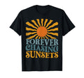 Forever Chasing Sunsets Summer Sunset T-Shirt - Custom Art Print Men Women - T-Shirt, Sweatshirt, Hoodie