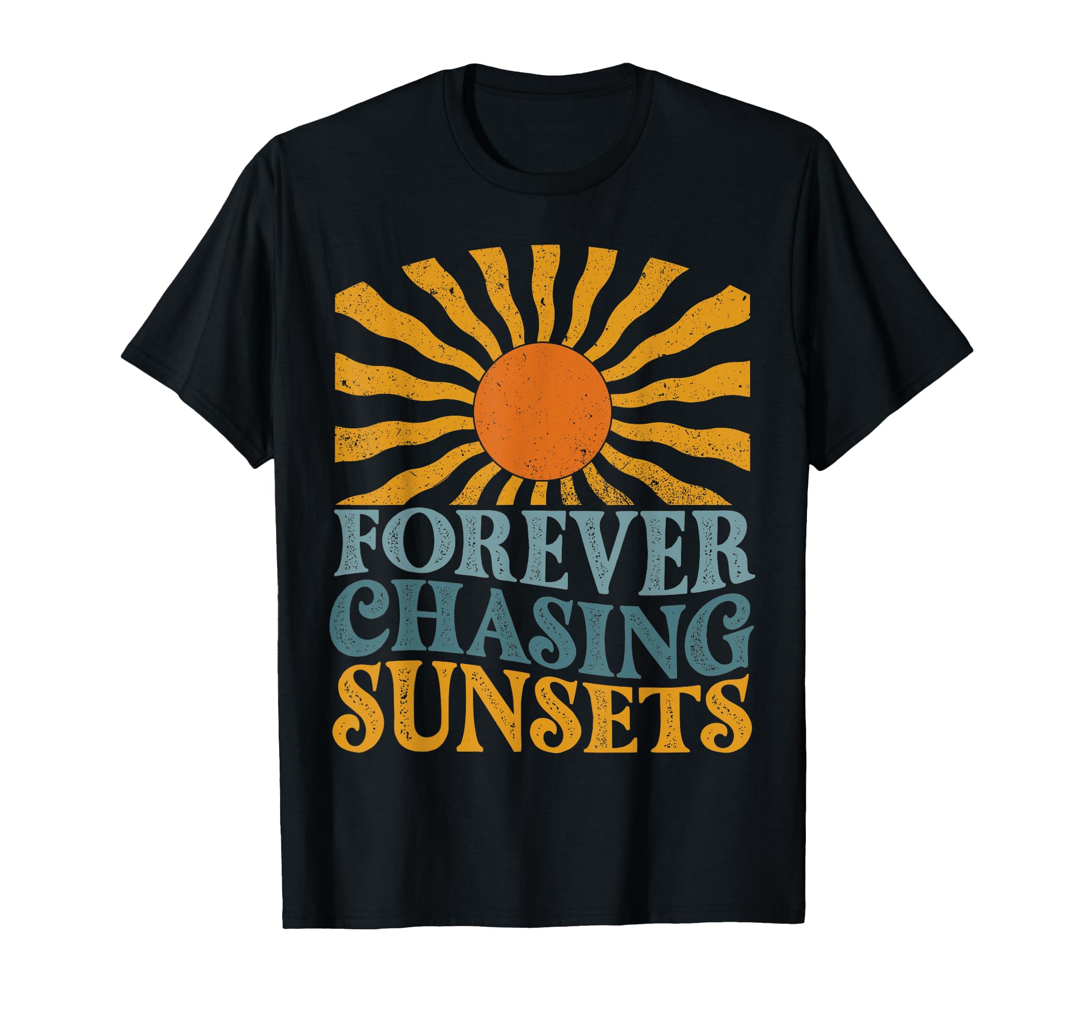 Forever Chasing Sunsets Summer Sunset T-Shirt - Custom Art Print Men Women - T-Shirt, Sweatshirt, Hoodie