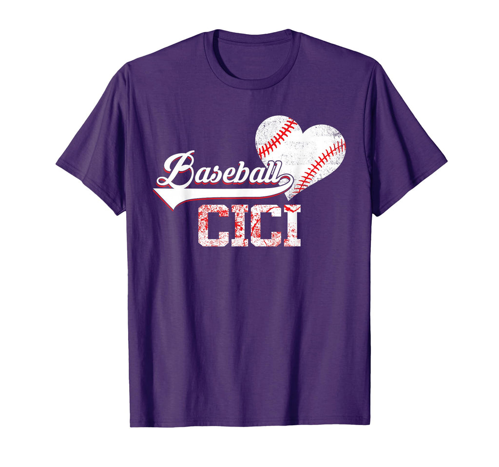 Family Baseball Player Gifts Baseball Cici T-Shirt - Graphic Print Unisex - T-Shirt, Sweatshirt, Hoodie