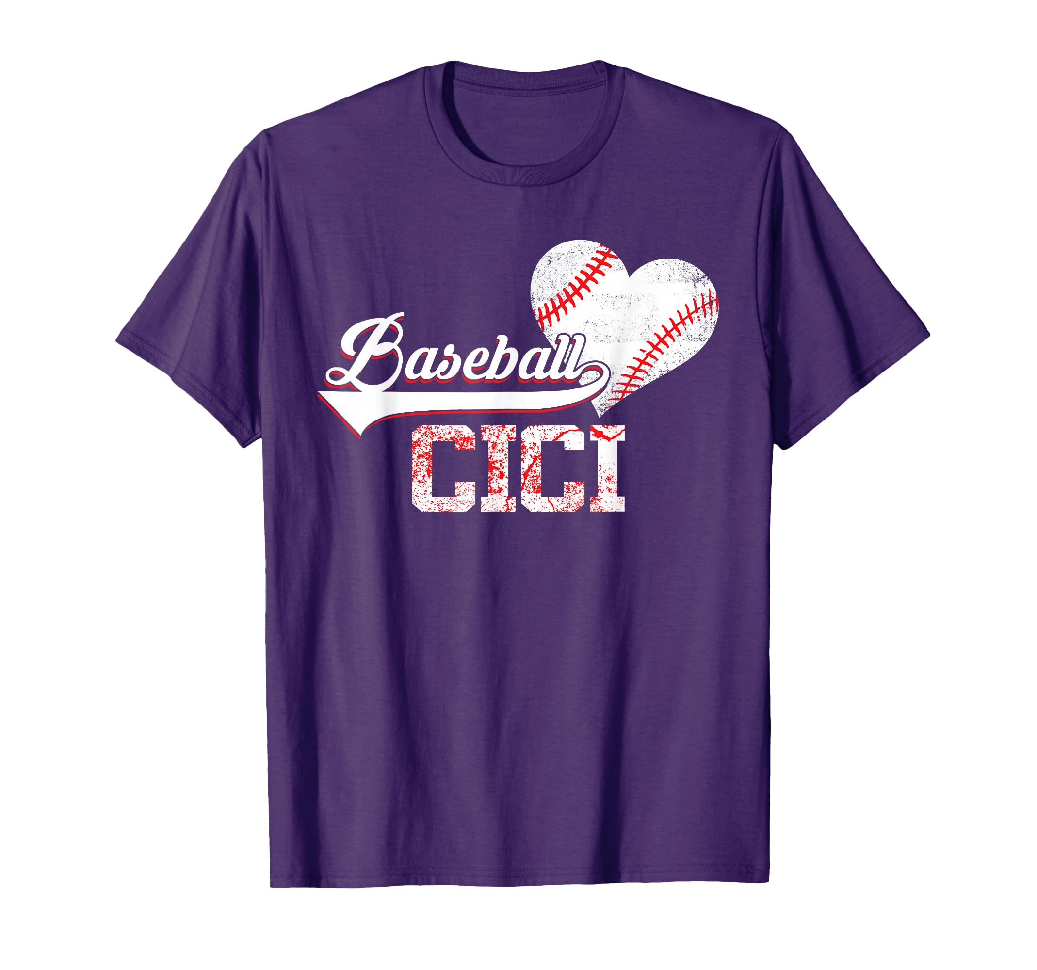 Family Baseball Player Gifts Baseball Cici T-Shirt - Graphic Print Unisex - T-Shirt, Sweatshirt, Hoodie