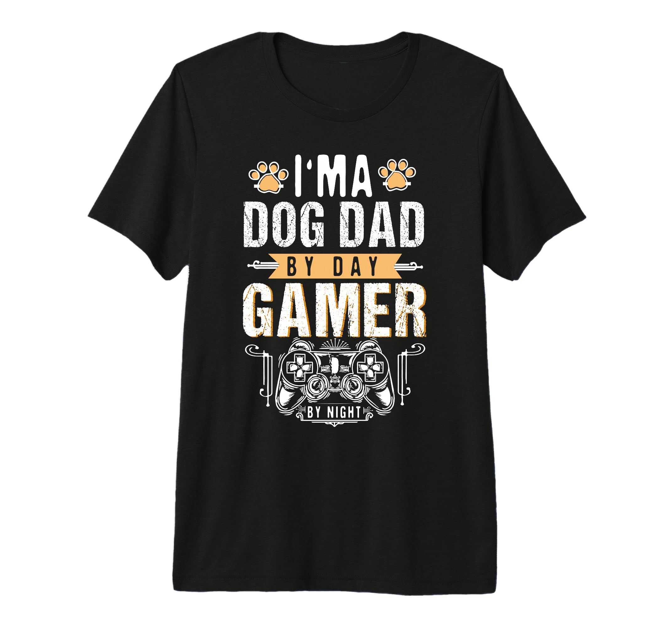 Mens Dog Dad Day Gamer Night Fathers T-Shirt - Aesthetic Graphic Men Women - T-Shirt, Sweatshirt, Hoodie