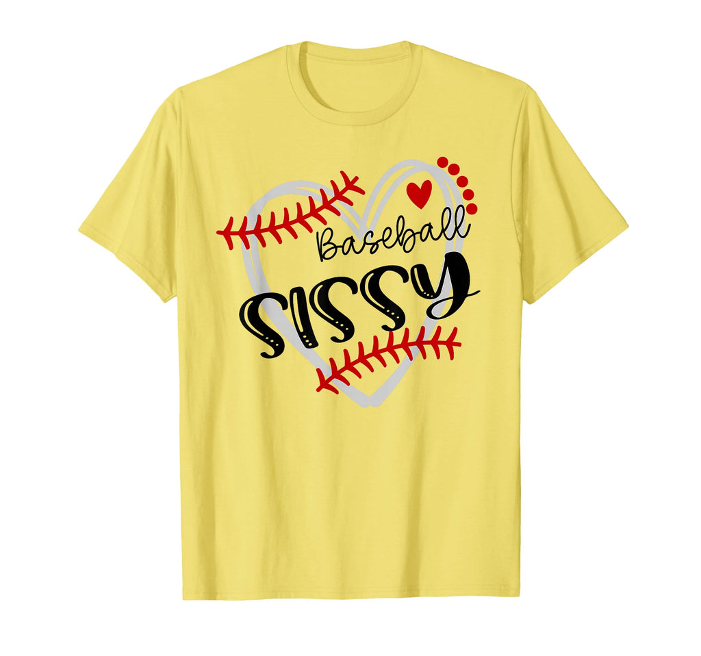 Personalized Baseball Heart Sissy T-Shirt - Aesthetic Graphic for Adults - T-Shirt, Sweatshirt, Hoodie