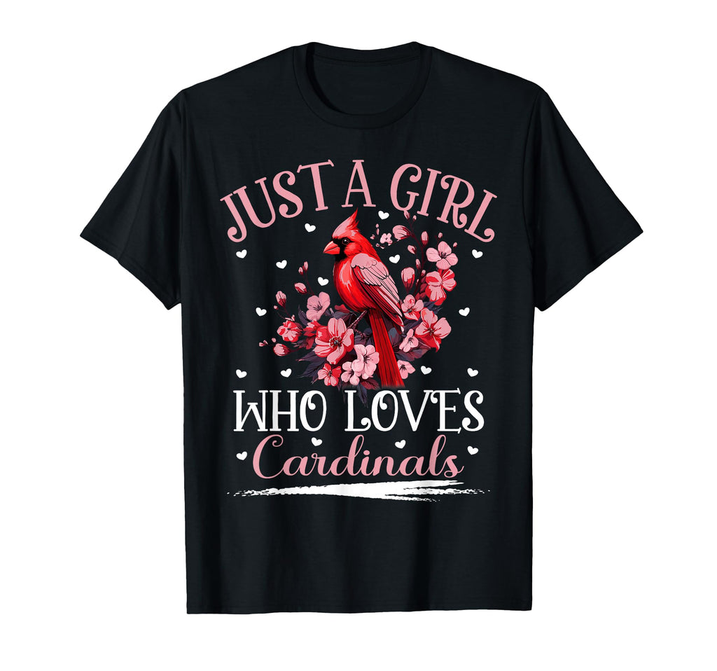 Just Who Loves Cardinals Bird T-Shirt - Aesthetic Graphic Unisex - T-Shirt, Sweatshirt, Hoodie