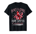 Just Who Loves Cardinals Bird T-Shirt - Aesthetic Graphic Unisex - T-Shirt, Sweatshirt, Hoodie