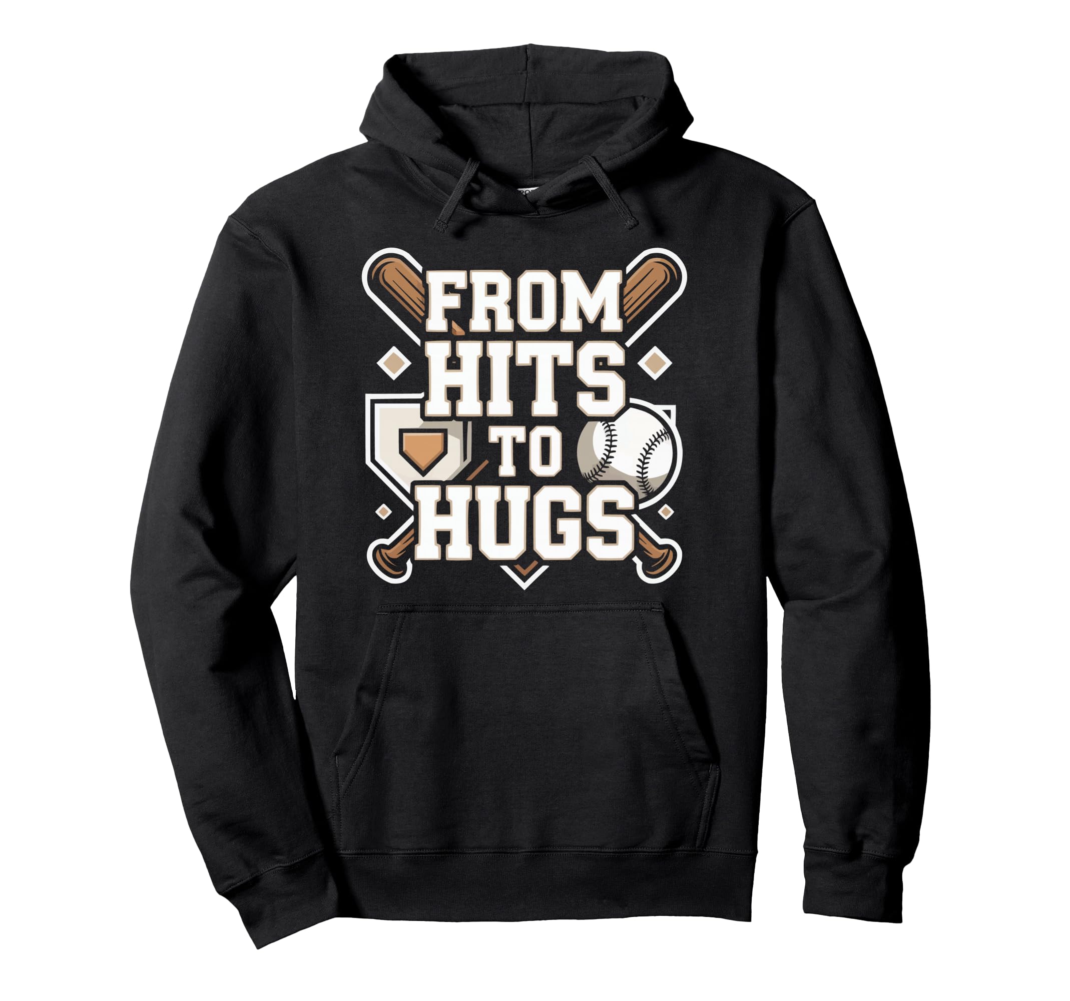 Baseball Dad Baseballer Daddy Baseball Hoodie - Trendy Graphic Unisex - T-Shirt, Sweatshirt, Hoodie