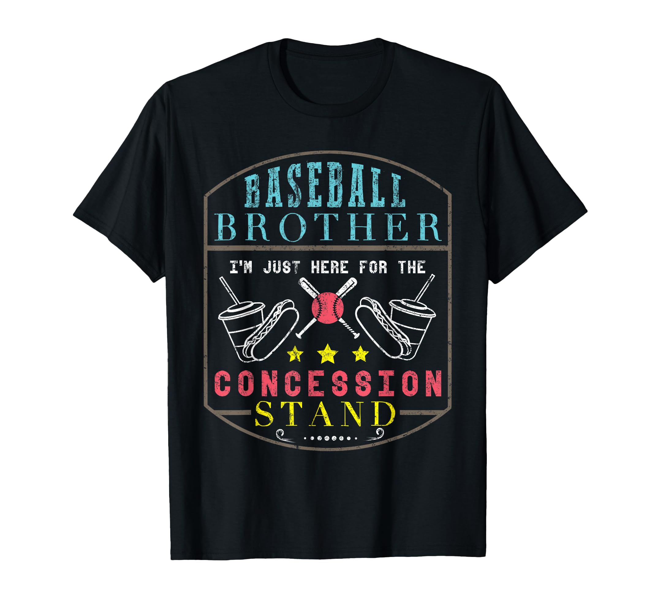 Baseball Brother Concession Stand Baseball T-Shirt - Unique Graphic Unisex - T-Shirt, Sweatshirt, Hoodie