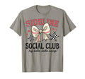 Funny Baseball Sideline Social Club T-Shirt - Aesthetic Graphic Men Women - T-Shirt, Sweatshirt, Hoodie