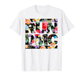 Run Dmc Floral Logo Small T-Shirt - Casual Everyday Wear Men Women - T-Shirt, Sweatshirt, Hoodie