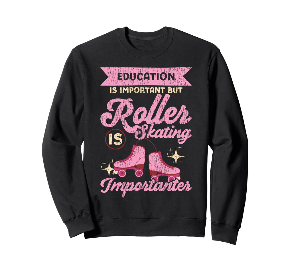 Roller Skating Skate 1970S Sweatshirt - Trendy Graphic for Adults - T-Shirt, Sweatshirt, Hoodie