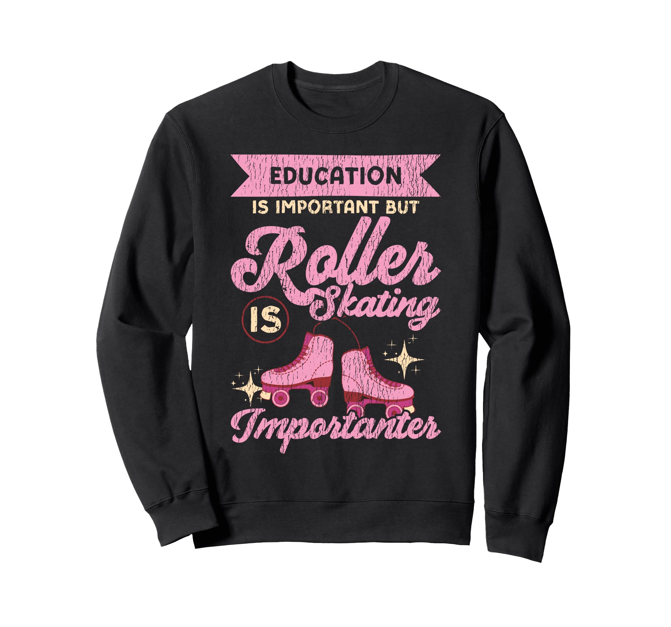 Roller Skating Skate 1970S Sweatshirt - Trendy Graphic for Adults - T-Shirt, Sweatshirt, Hoodie