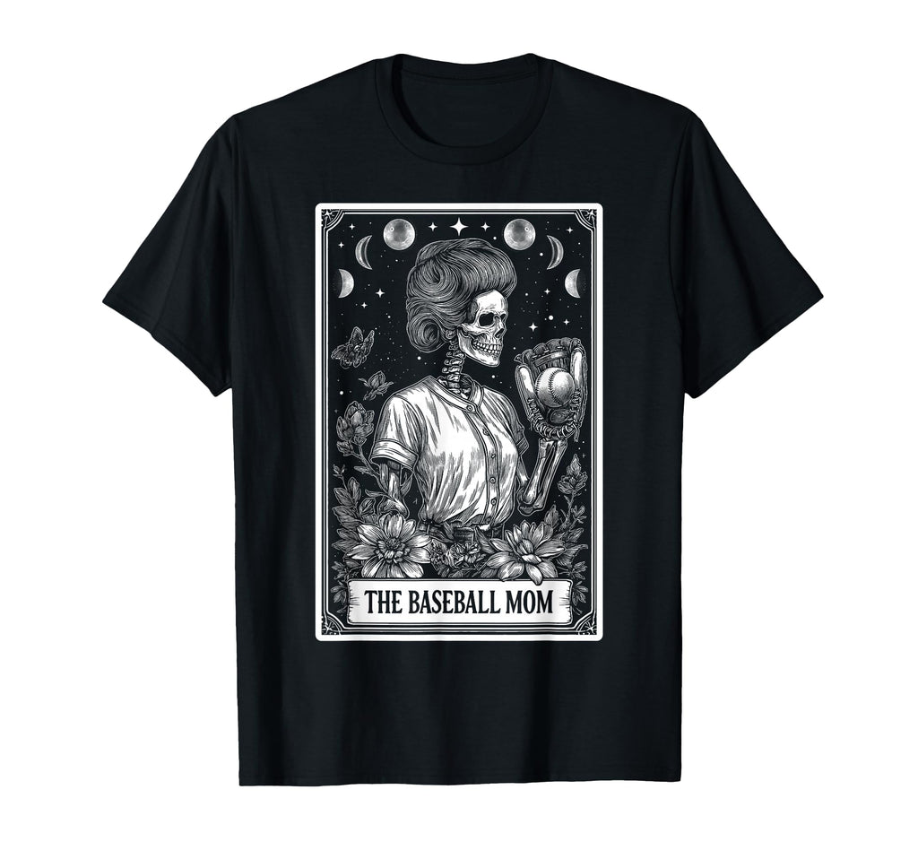 Baseball Mom Mama Mothers Day Tarot T-Shirt - Custom Art Print for Adults - T-Shirt, Sweatshirt, Hoodie