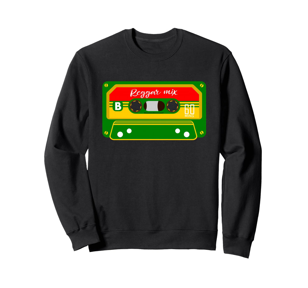Reggae Music Mix Cassette Tape Sweatshirt - Graphic Print for Adults - T-Shirt, Sweatshirt, Hoodie