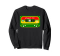 Reggae Music Mix Cassette Tape Sweatshirt - Graphic Print for Adults - T-Shirt, Sweatshirt, Hoodie