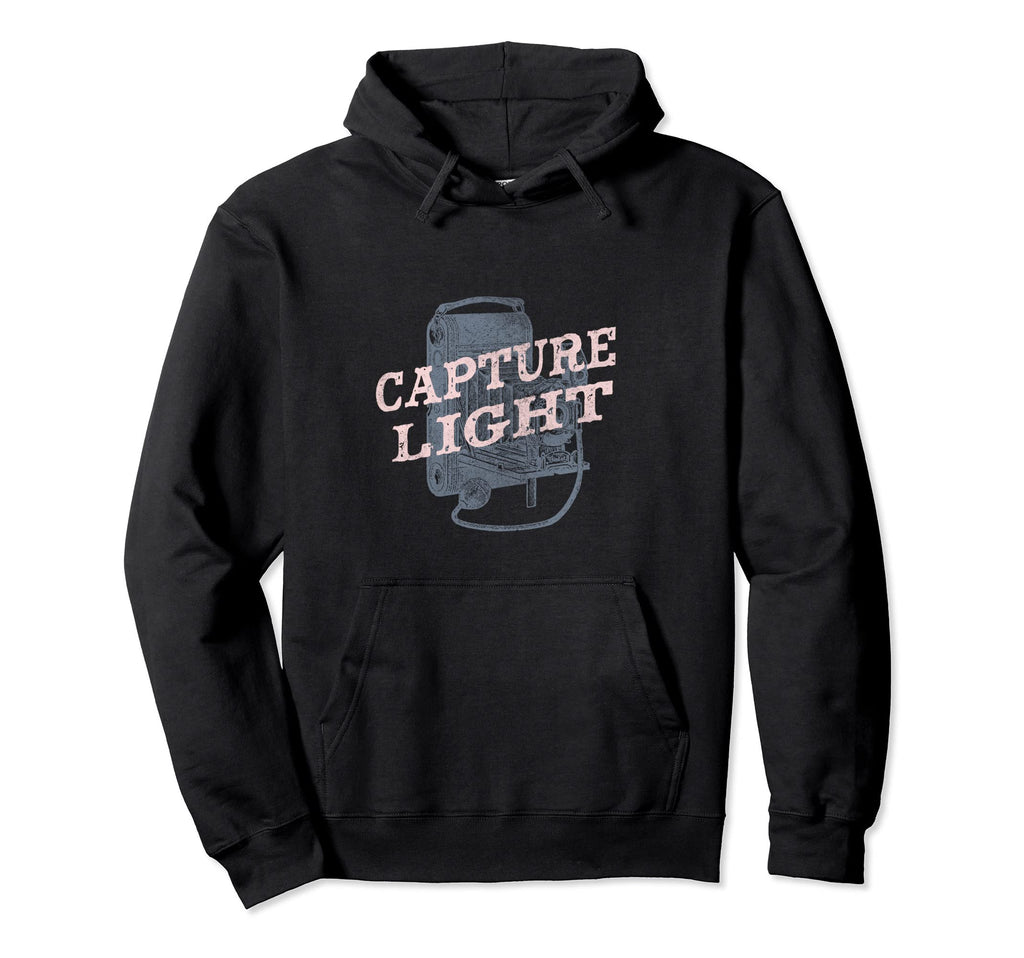 Photography Light Capture Camera Hoodie - Streetwear Style Men Women - T-Shirt, Sweatshirt, Hoodie