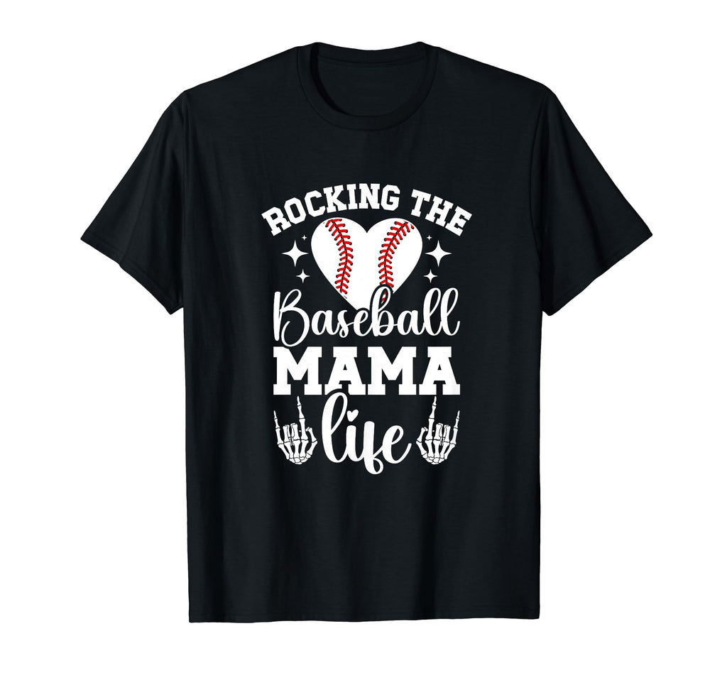 Baseball Mama Life Baseball Mom T-Shirt - Trendy Graphic Men Women - T-Shirt, Sweatshirt, Hoodie