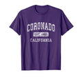 Coronado California Ca Established T-Shirt - Aesthetic Graphic for Adults - T-Shirt, Sweatshirt, Hoodie