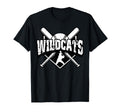 Wildcats Baseball Back To School Spirit T-Shirt - Unique Graphic Unisex - T-Shirt, Sweatshirt, Hoodie