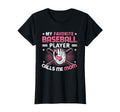 My Favorite Baseball Player Calls Me Mom T-Shirt - Graphic Print Men Women - T-Shirt, Sweatshirt, Hoodie