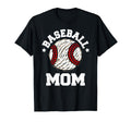 Baseball Mom Distressed Funny T-Shirt - Fun Novelty Design Men Women - T-Shirt, Sweatshirt, Hoodie
