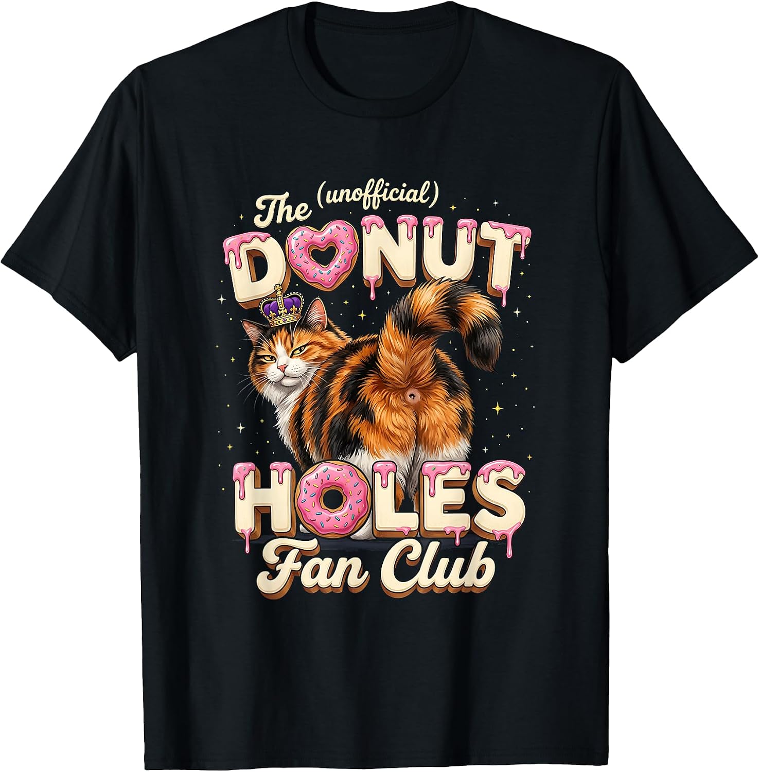 Funny Cat Donut Pun Gifts - Adult & Kids T-Shirts, Sweatshirts & Hoodies apparel design preview 1