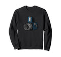 Photography Lovers Camera Sweatshirt - Streetwear Style for Adults - T-Shirt, Sweatshirt, Hoodie